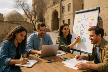 İçerişehir’de açık havada işbirliği atölyesi