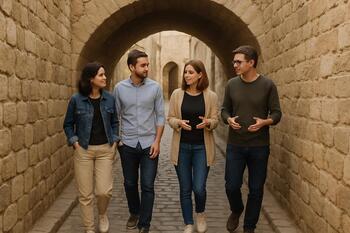 İçerişehir kemerlerinde yürüyüş