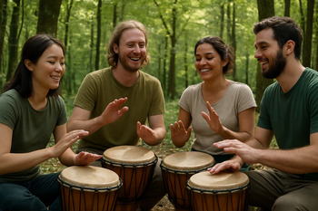 Gabala ormanında ritim senkronu