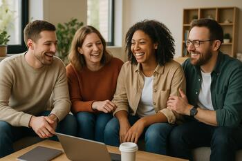 Lite paket için sıcak ekip atmosferi