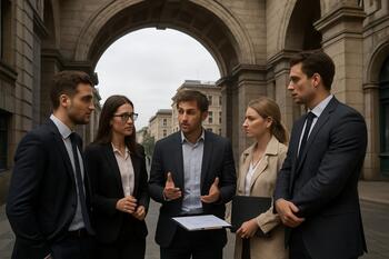 Şehir kemerinde brifing