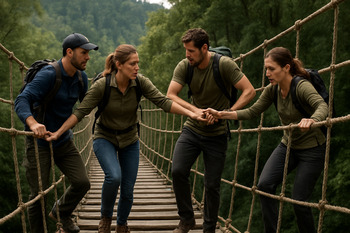 İp köprüde koordinasyon