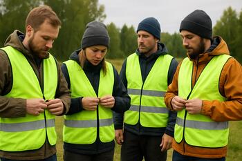 Saha güvenlik kontrol yelekleri
