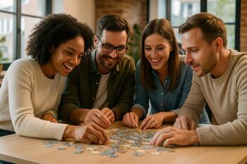 Öğleden sonra ekip bulmacası